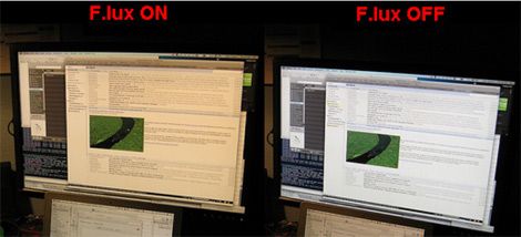 ночной цвет у компьютера