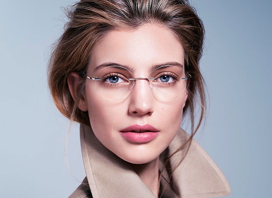 макияж с очками